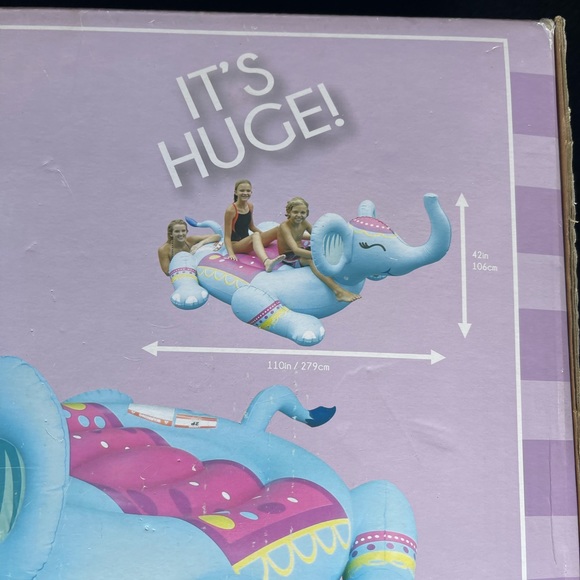 Giant elephant pool float - Picture 2 of 2